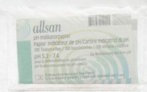 ALLSAN Indikatorpapier pH 5.2-7.4 100 Stk