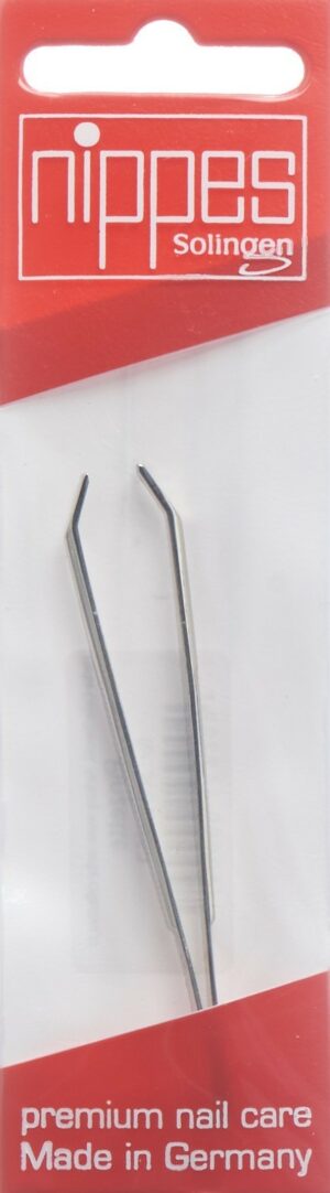 NIPPES Pinzette 8cm gebogen vernickelt