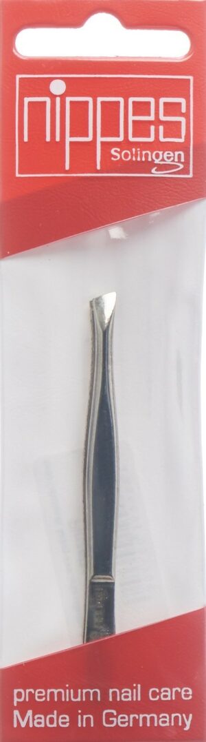 NIPPES Pinzette 8cm schräg vernickelt
