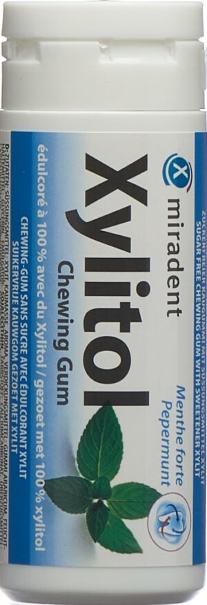 MIRADENT Xylitol Kaugummi Mint 30 Stk