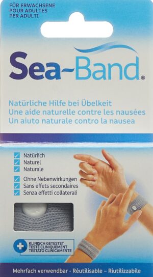SEA-BAND Akupressurband Erw grau 1 Paar