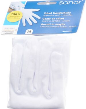 SANOR Tricot Handschuhe M 1 Paar