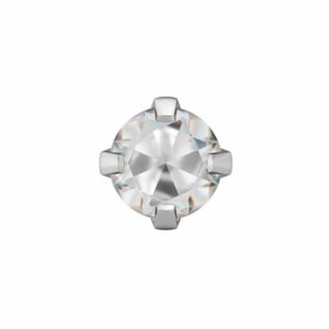 STUDEX 11089 Tiffany CZ 4mm weiss 1 Paar