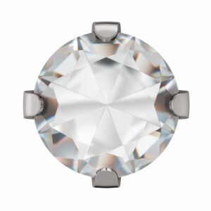 STUDEX 11060 Tiffany CZ 8mm weiss 1 Paar