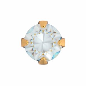 STUDEX 11077 Tiffany Kristall 5mm vergold 1 Paar