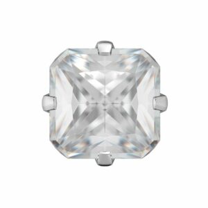 STUDEX 11058 Tiffany CZ 6x6mm PC weiss 1 Paar