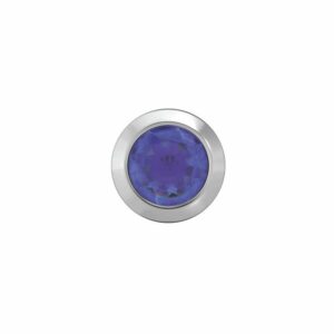 STUDEX 11145 Bezel Saphir 4mm weiss Stein 1 Paar