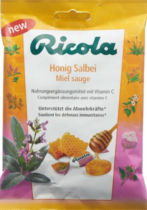 RICOLA Honig Salbei mit Zucker Btl 75 g