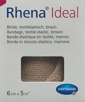 RHENA Ideal Elastische Binde 6cmx5m hautfar