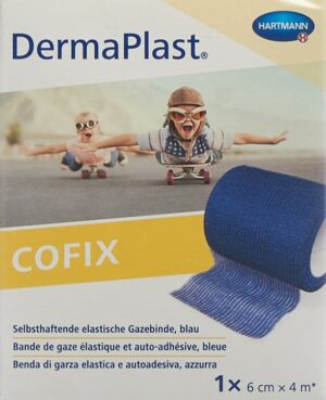 DERMAPLAST CoFix 6cmx4m blau