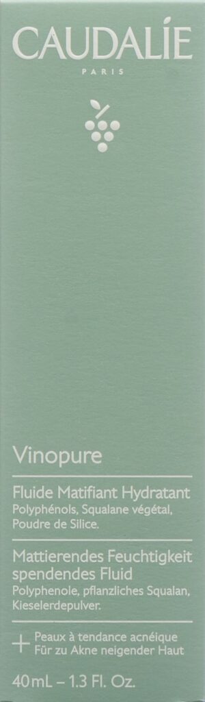 CAUDALIE VINOPURE Fluide Matif Hydratant 40 ml