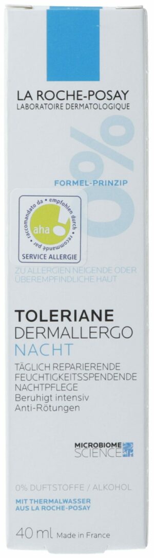 ROCHE POSAY Tolériane Dermallergo Nacht AHA 40 ml