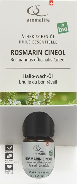 AROMALIFE TOP Rosmarin Cineol Äth/Öl Bio Fl 5 ml