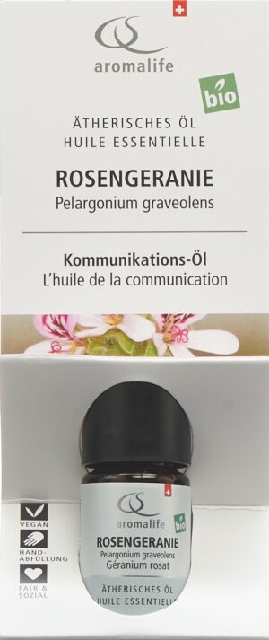 AROMALIFE TOP Rosengeranie Äth/Öl Bio Fl 5 ml