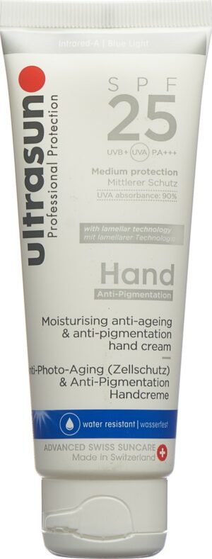 ULTRASUN Anti-Pigmentation Hand Cream SPF25 75 ml