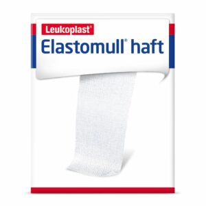 ELASTOMULL HAFT Gazebinde 20mx4cm weiss Rolle