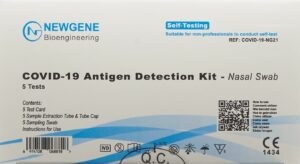 NEW GENE COVID-19 Ag Det Kit Nasal Swab 5 Stk