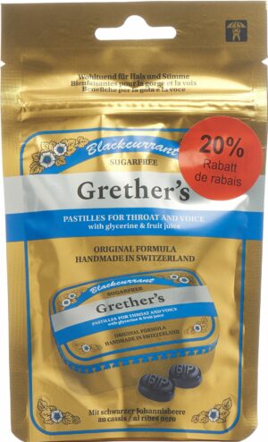 GRETHERS Blackcurrant Past o Z DUO 2 Btl 110 g