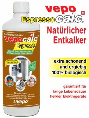 VEPOCALC Espresso Natürlicher Entkalker Fl 1000 ml