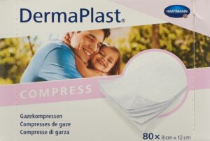 DERMAPLAST Compress 8x12cm 80 Stk
