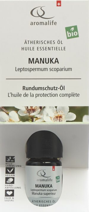 AROMALIFE TOP Manuka Äth/Öl BIO Fl 5 ml