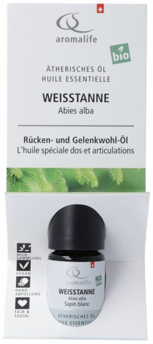 AROMALIFE TOP Weisstanne Äth/Öl BIO Fl 5 ml