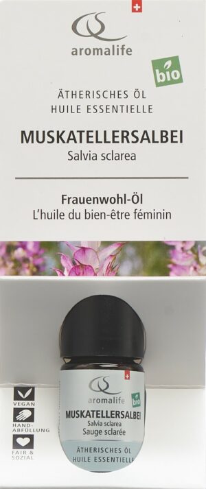AROMALIFE TOP Muskatellersalbei Äth/Öl BIO 5 ml