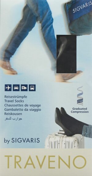 SIGVARIS TRAVENO A-D Gr5 44-45 black 1 Paar