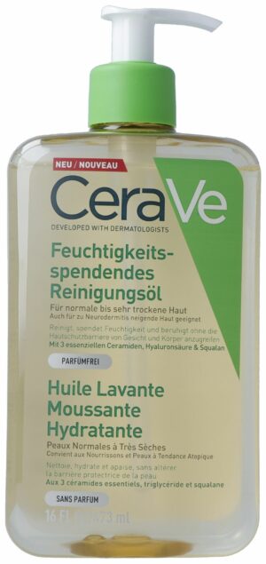 CERAVE Feuchtig schäum Reinigungsöl Disp 473 ml