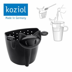 HERBORISTERIA Teesieb Koziol Miaou schwarz