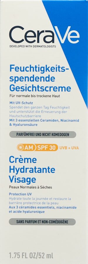 CERAVE Feuchtigkeitsspend Gesichtscr LSF30 52 ml