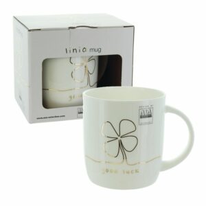 HERBORISTERIA Tasse Good Luck weiss gold
