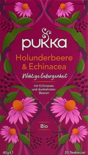 PUKKA Holunderbeere&Echinacea Tee Bio Btl 20 Stk