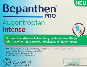 BEPANTHEN PRO Augentropfen Inten Mono 20 x 0.4 ml