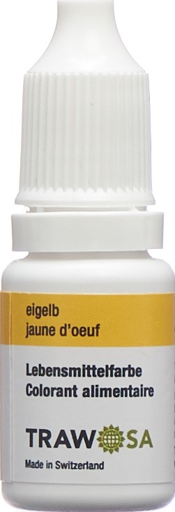 TRAWOSA Lebensmittelfarbstoff eigelb 10 ml
