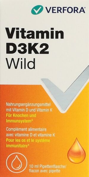 VITAMIN D3K2 Wild Tropfen Fl 10 ml