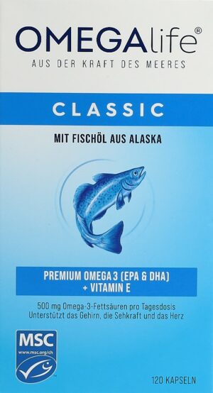 OMEGA-LIFE Classic Kaps 500 mg Ds 120 Stk