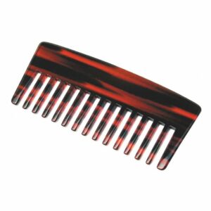 HERBA Strähnen-Taschenkamm 11cm handgesägt Acetat