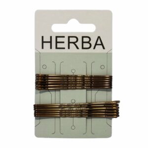 HERBA Klemme 6+6.5cm braun 12 Stk