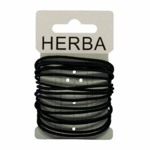 HERBA Haarbinder 4.2cm schwarz 16 Stk