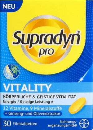 SUPRADYN pro Vitality Filmtabl Ds 30 Stk