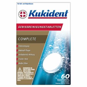 KUKIDENT Reinigung-Tabs frische Minze 60 Stk