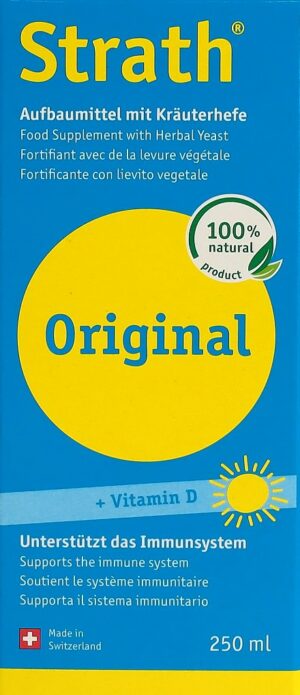 STRATH Original liq Aufbaumittel mit Vit D 250 ml