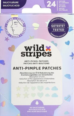 WILD STRIPES Anti-Pickelpfl Salicylsäure 24 Stk