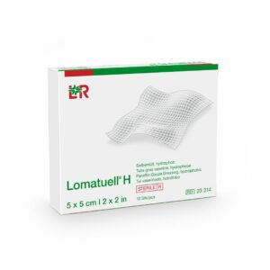 LOMATUELL H Salbentüll 5x5cm steril 10 Stk