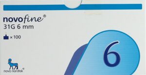 NOVOFINE (PI-APS) Injektionsnadeln 31G 6mm 100 Stk