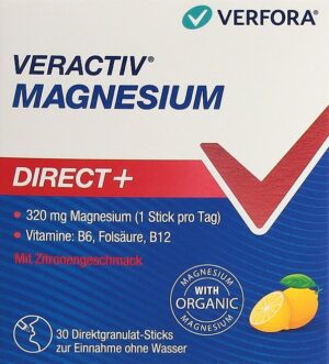 VERACTIV Magnesium Direct+ Zitrone Stick 30 Stk
